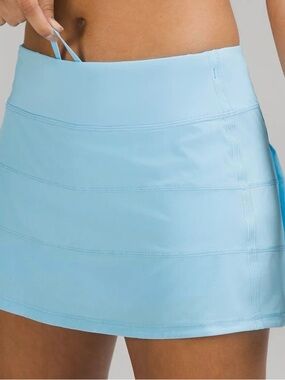 Light Blue Performance Tennis Skort